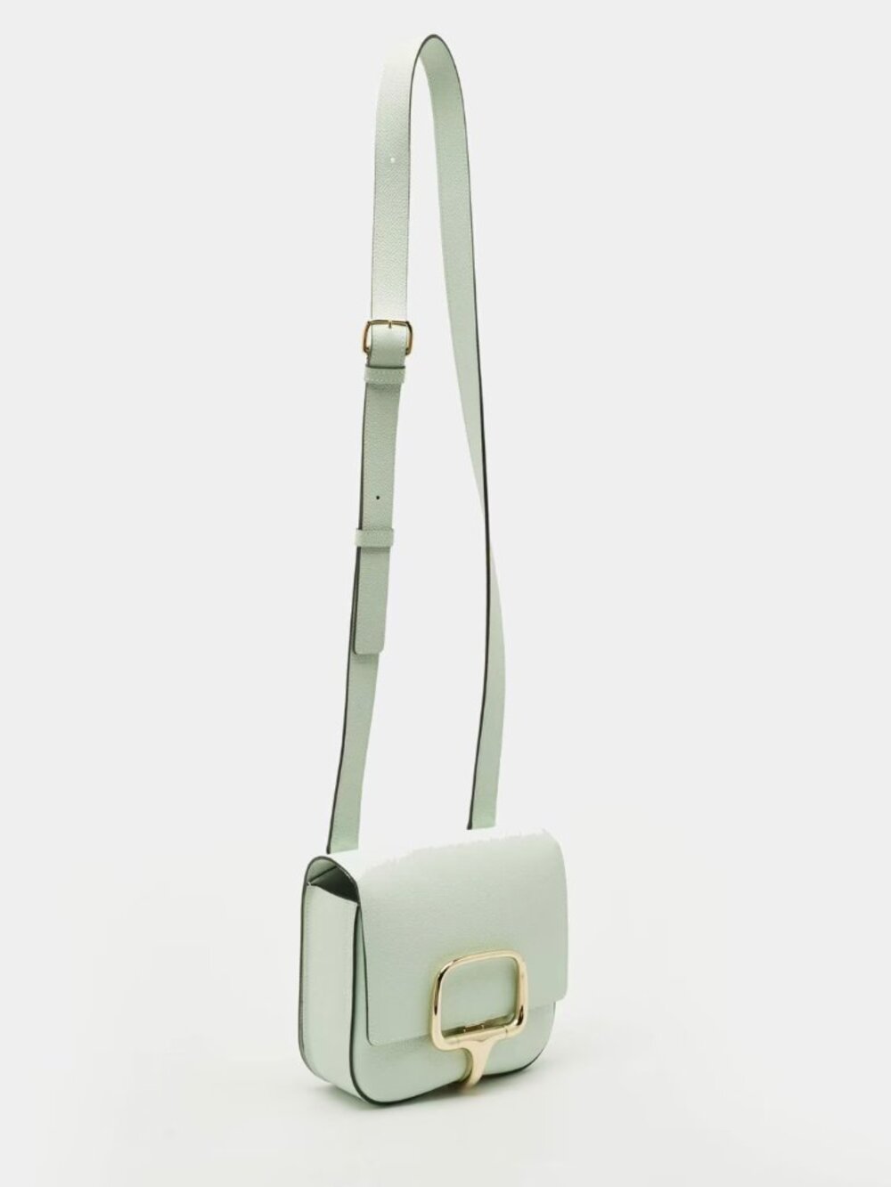 NWOT - Hermes Della Cavalleria Mini Vert Peppermint Epsom Leather Crossbody Bag - Picture 3 of 15